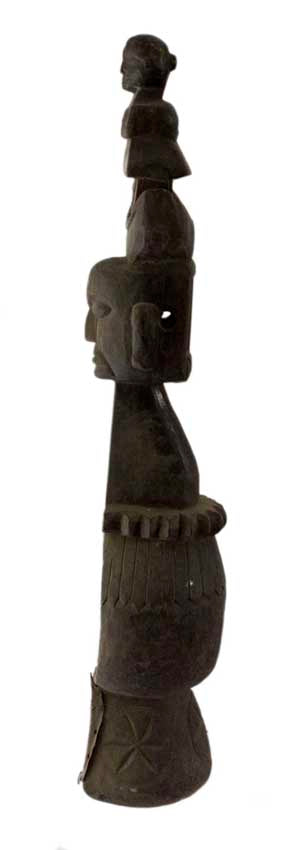 Dhodro Banam Santal – Vièle Anthropomorphe Sarangi Ancienne 75 cm