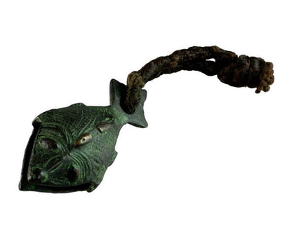 Grelot Poisson Naga en Métal – Artisanat Indien Traditionnel