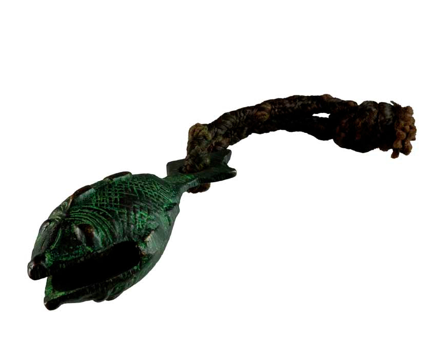 Grelot Poisson Naga en Métal – Artisanat Indien Traditionnel