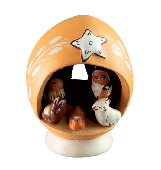 Crèche De Noël Du Pérou En Terre Cuite – Artisanat Andin Et Tradition Chrétienne