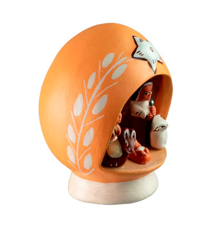 Crèche De Noël Du Pérou En Terre Cuite – Artisanat Andin Et Tradition Chrétienne