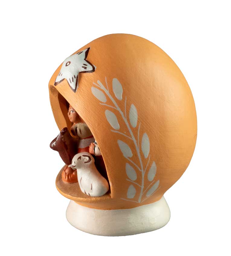 Crèche De Noël Du Pérou En Terre Cuite – Artisanat Andin Et Tradition Chrétienne