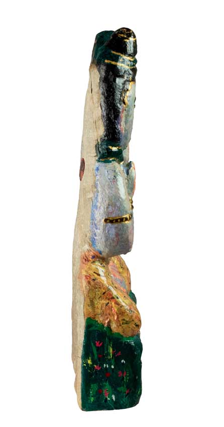 Statue Shiva 31 cm en Pierre – Divinité Hindoue, Artisanat Népalais