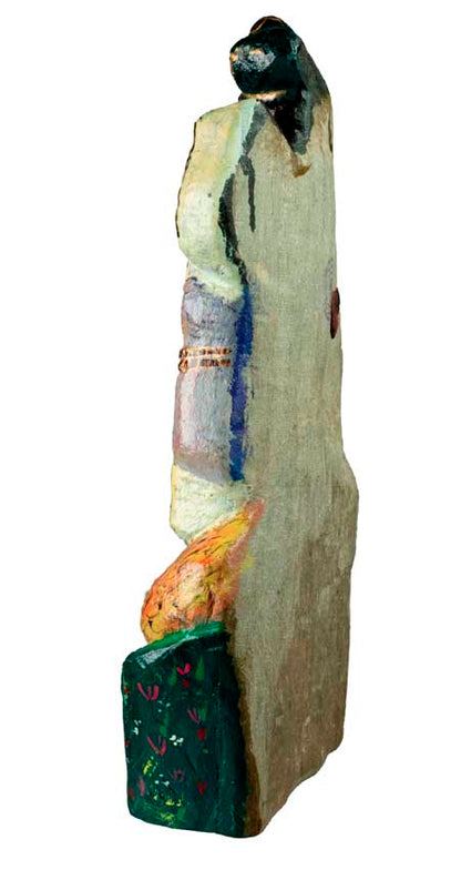 Statue Shiva 31 cm en Pierre – Divinité Hindoue, Artisanat Népalais