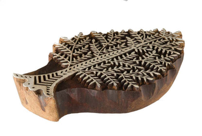Grand Tampon À Imprimer Batik – Arbre De Vie – Bois Inde Népal