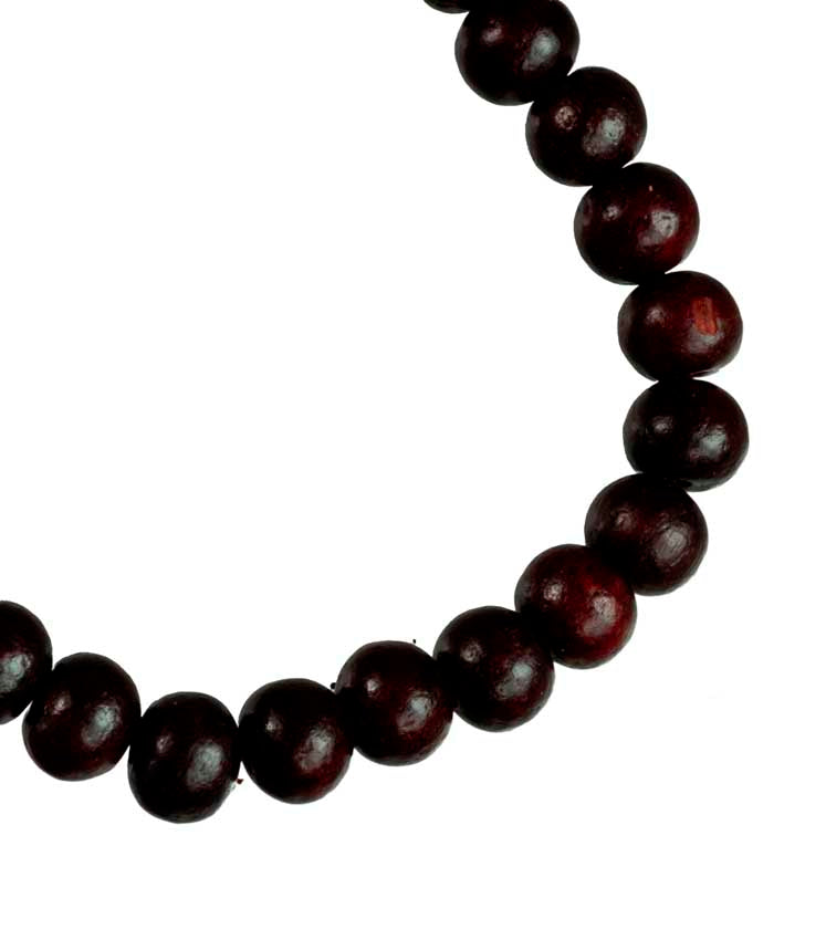 Bracelet chapelet bouddhiste en bois – Tradition et artisanat du Népal