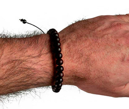 Bracelet chapelet bouddhiste en bois – Tradition et artisanat du Népal