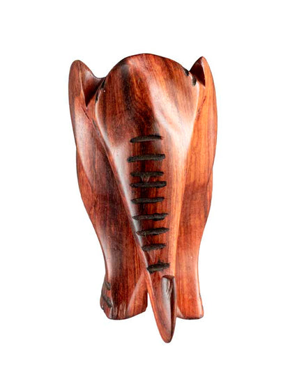 Statuette Éléphant En Bois – Artisanat Africain Fait Main