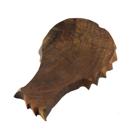 Tampon Encreur En Bois Sculpté – Motif Arbre De Vie