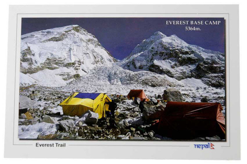 Carte Postale Camp de Base de l’Everest – Paysages de l’Himalaya