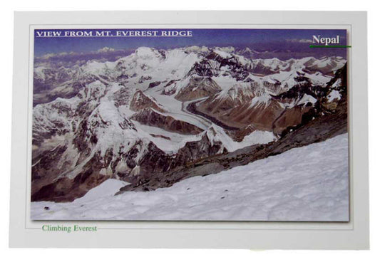 Carte Postale Massif de l’Everest – Montagnes Majestueuses de l’Himalaya