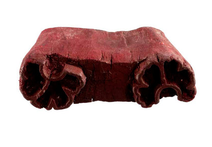 Tampon Indien En Bois Batik Ancien – Block Print Floral