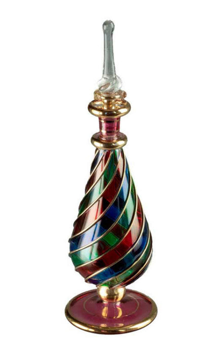 Flacon À Parfum En Verre Soufflé – Artisanat Égyptien