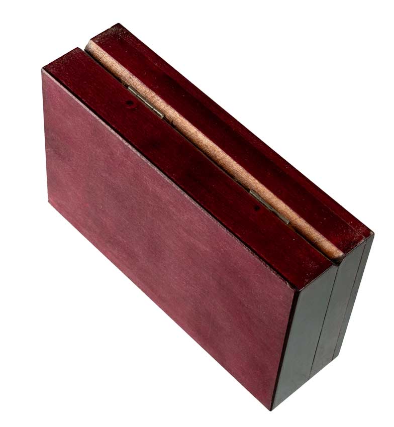 Boîte de Rangement pour Cartes de Tarot En Bois – Artisanat Polonais