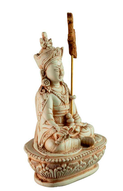 Statue Padmasambhava Gourou Rinpoché en Résine Bleue 14,5 cm – Artisanat Népalais