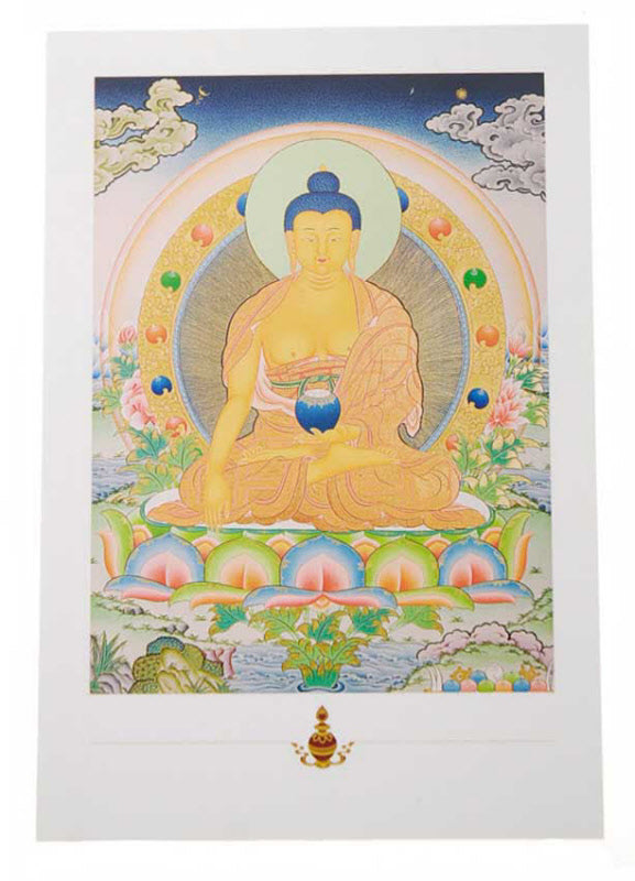 Carte Postale Bouddha Shakyamouni – Symbole De Sagesse Du Népal