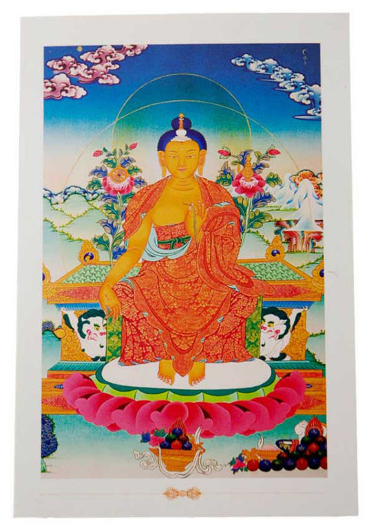 Carte Postale Bouddha – Symbole De Paix Et De Sagesse Du Népal