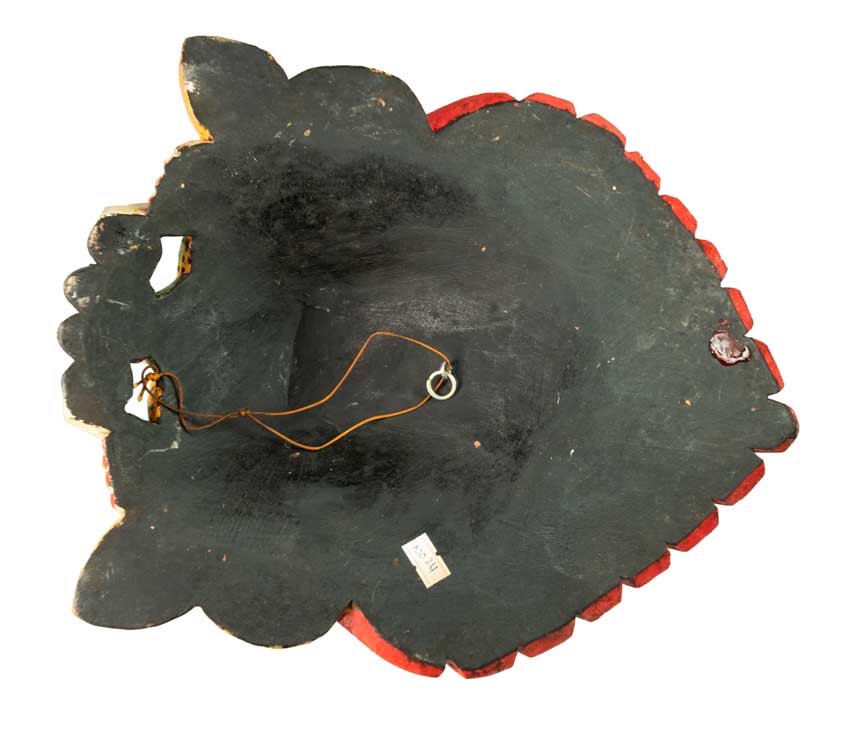Masque Yamantaka En Bois – Décoration Murale Tibétaine Du Népal
