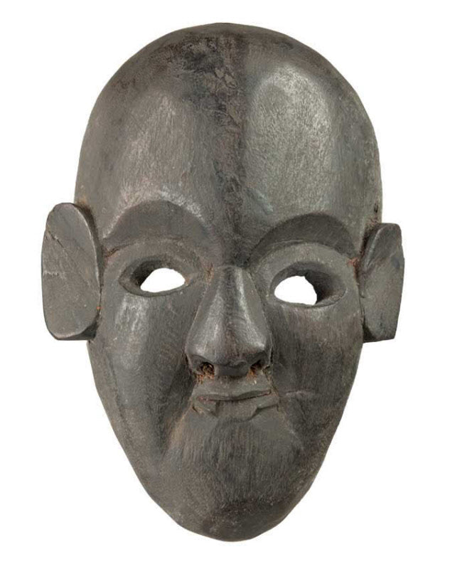 Masque Chamanique Tharu Népalais – Art De L’Himalaya – Bois