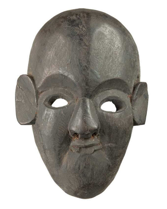 Masque Chamanique Tharu Népalais – Art De L’Himalaya – Bois