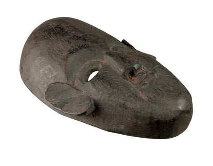 Masque Chamanique Tharu Népalais – Art De L’Himalaya – Bois