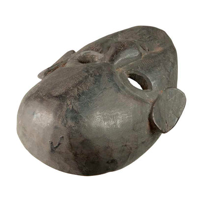 Masque Chamanique Tharu Népalais – Art De L’Himalaya – Bois