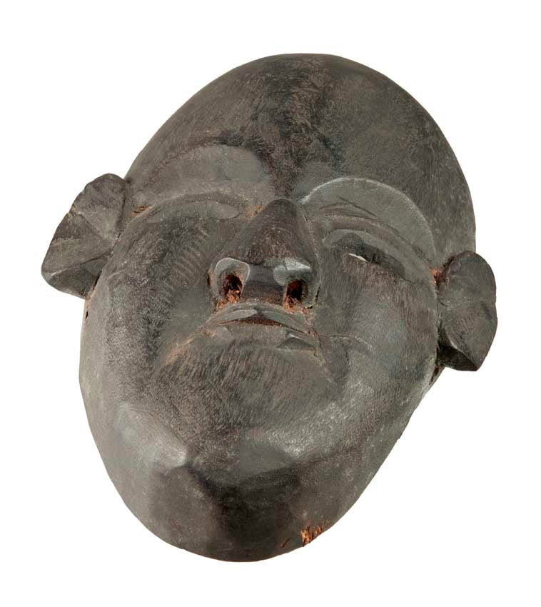 Masque Chamanique Tharu Népalais – Art De L’Himalaya – Bois