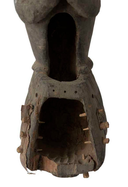 Dhodro Banam Santal – Vièle Anthropomorphe Sarangi Ancienne 74 cm