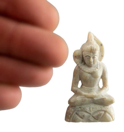 Statuette Shiva En Pierre Sculptée – Artisanat De Varanasi