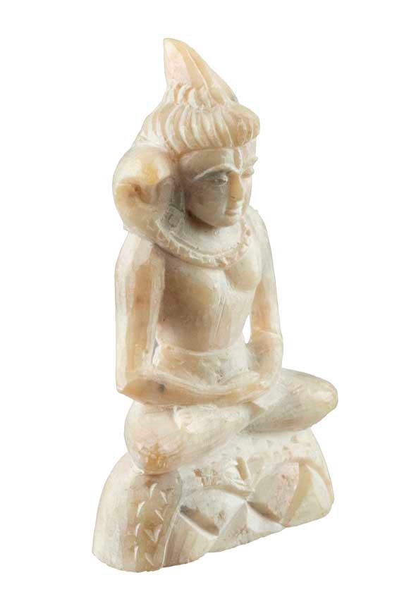 Statuette Shiva En Pierre Sculptée – Artisanat De Varanasi