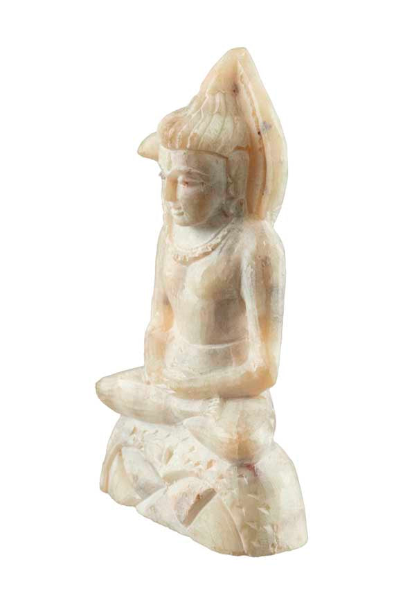 Statuette Shiva En Pierre Sculptée – Artisanat De Varanasi