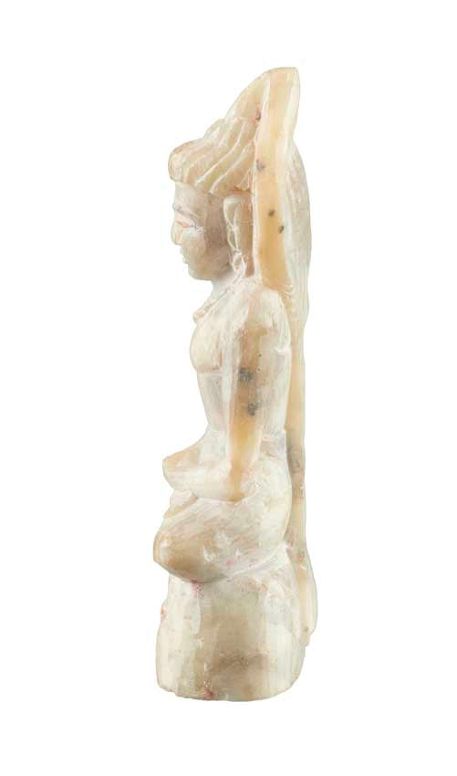 Statuette Shiva En Pierre Sculptée – Artisanat De Varanasi