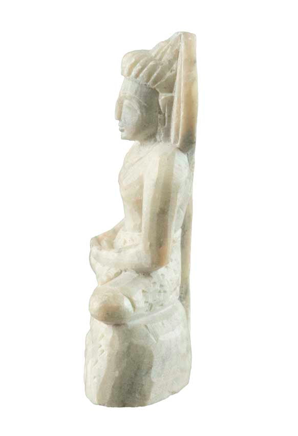 Figurine Shiva En Pierre Sculptée 4,2 cm – Artisanat Indien