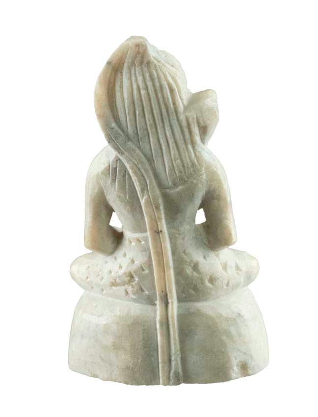 Figurine Shiva En Pierre Sculptée 4,2 cm – Artisanat Indien