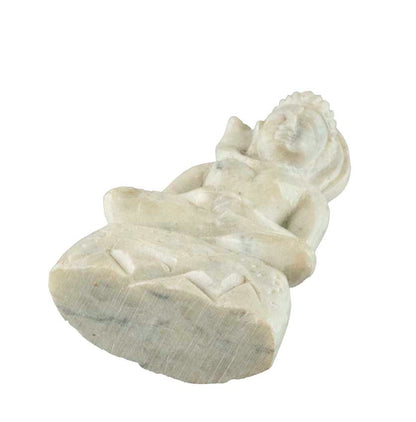 Figurine Shiva En Pierre Sculptée 4,2 cm – Artisanat Indien