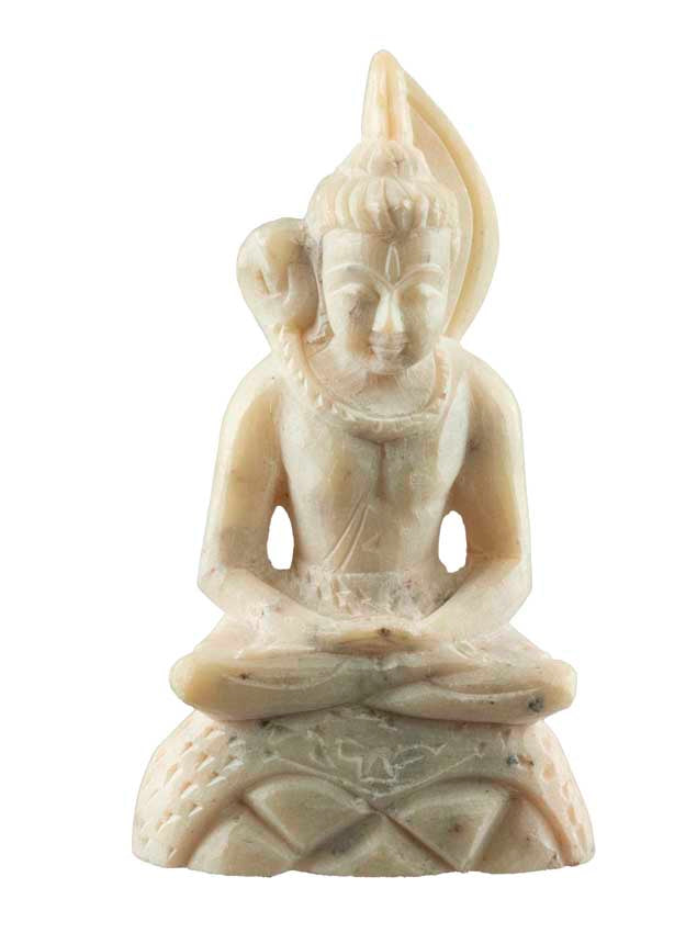 Figurine Shiva En Pierre Sculptée 4,5 cm – Artisanat Indien