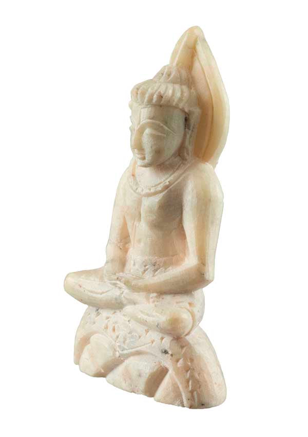 Figurine Shiva En Pierre Sculptée 4,5 cm – Artisanat Indien