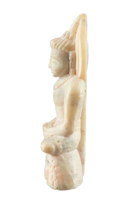 Figurine Shiva En Pierre Sculptée 4,5 cm – Artisanat Indien