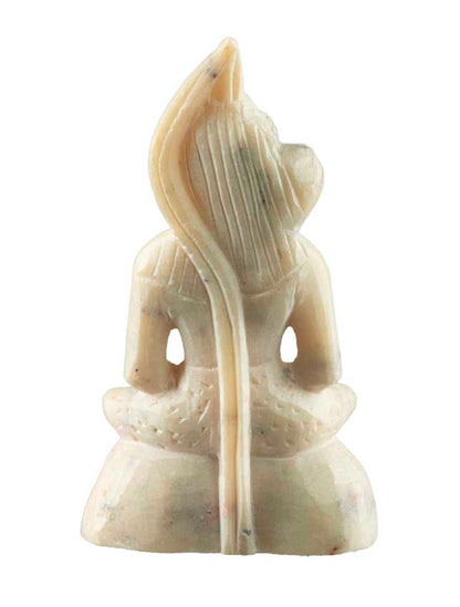 Figurine Shiva En Pierre Sculptée 4,5 cm – Artisanat Indien