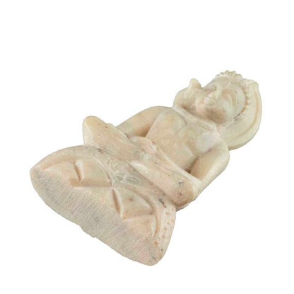 Figurine Shiva En Pierre Sculptée 4,5 cm – Artisanat Indien