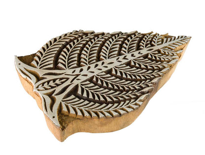 Tampon Encreur En Bois Sculpté – Motif Arbre De Vie