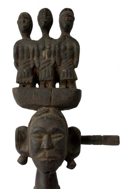 Dhodro Banam Santal – Vièle Anthropomorphe Sarangi Ancienne 74 cm