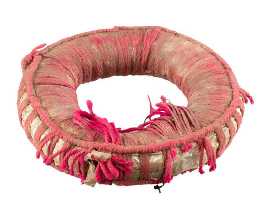 Coussin pour bol chantant tibétain Ø 17,5 cm – confort et tradition artisanale du Népal Newar