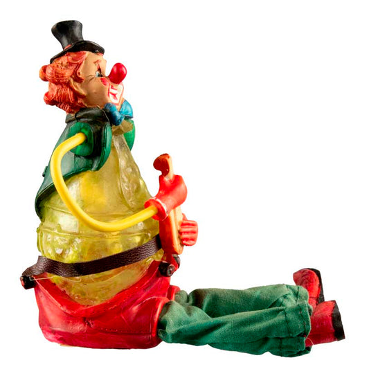Figurine Lutin Clown au Violon – Décoration Cirque Traditionnel en Résine