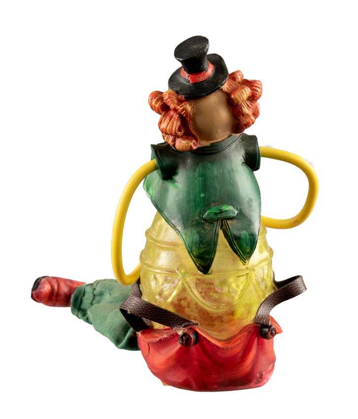 Figurine Lutin Clown au Violon – Décoration Cirque Traditionnel en Résine