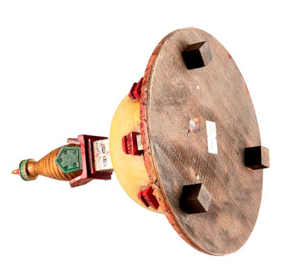 Stupa Chorten Swayambhunath Bouddhiste En Bois – Artisanat Du Népal