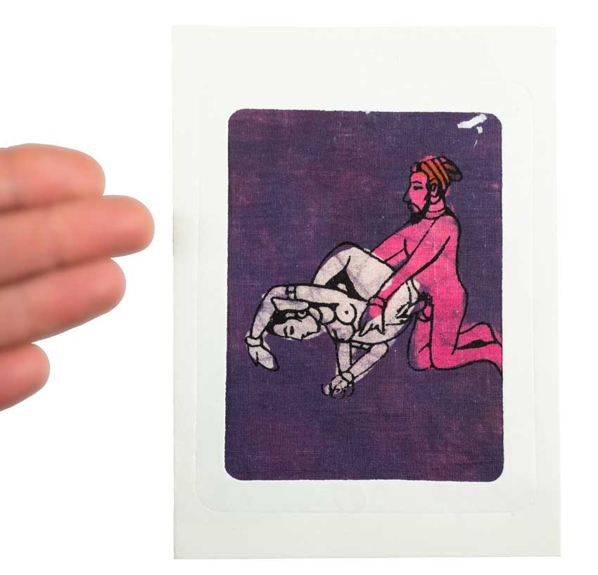 Tenture Kamasutra Batik – Carte Postale Érotique d’Inde