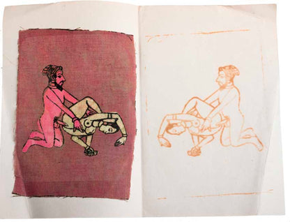 Tenture Kamasutra Batik – Carte Postale Érotique d’Inde