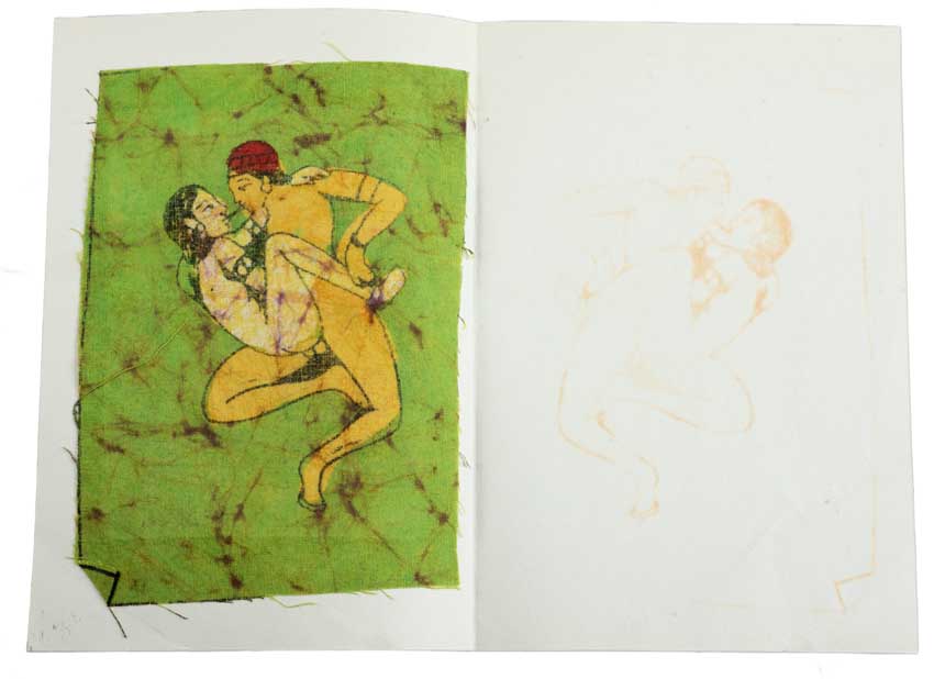 Tenture Kamasutra Batik – Carte Postale Érotique d’Inde