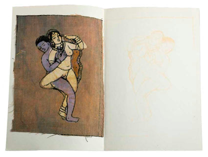 Tenture Kamasutra Batik – Carte Postale Érotique d’Inde
